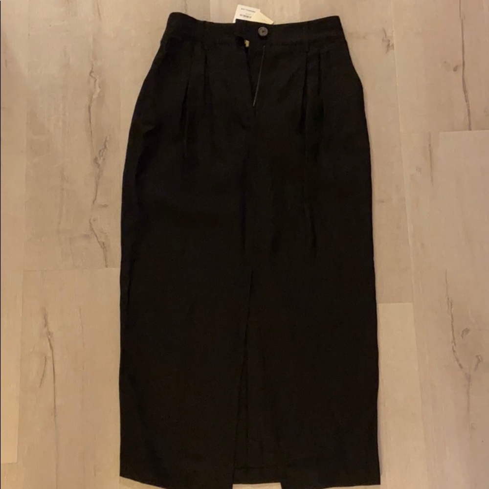 A very chic Mara Hoffman skirt.